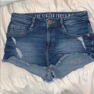 High waisted Jean shorts